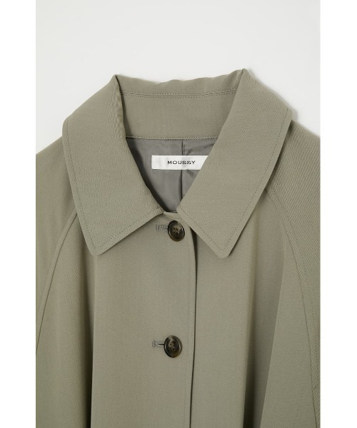MOUSSY（マウジー）の「ROUND HEM FLARE TRENCH コート（トレンチコート・レディース・ライトカーキ/グレー系その他/ライトベージュ・1/2）」の16枚目の写真
