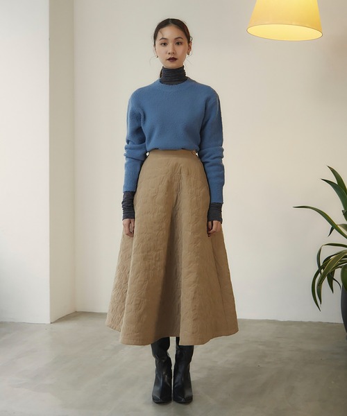 RANDEBOO（ランデブー）の「Classic soft knit（ニット/セーター・レディース・ライトグレー系/ピンク/ブルー・FREE）」の12枚目の写真