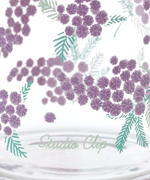 studio CLIP(スタディオクリップ)の「ミモザグラス(グラス/マグカップ/タンブラー・レディース・パープル/イエロー/ブルー/ホワイト・FREE)」の12枚目の写真