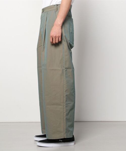 BROKEN BASE(ブロークンベース)の「ツイルコットンワイドパンツ(その他パンツ・メンズ・ブラック/カーキ・SMALL/MEDIUM/LARGE)」の15枚目の写真