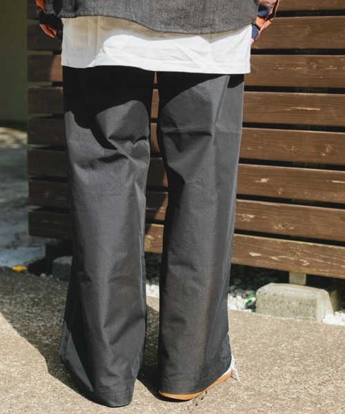 BROKEN BASE(ブロークンベース)の「ツイルコットンワイドパンツ(その他パンツ・メンズ・ブラック/カーキ・SMALL/MEDIUM/LARGE)」の5枚目の写真