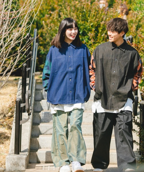 BROKEN BASE(ブロークンベース)の「ツイルコットンワイドパンツ(その他パンツ・メンズ・ブラック/カーキ・SMALL/MEDIUM/LARGE)」の14枚目の写真