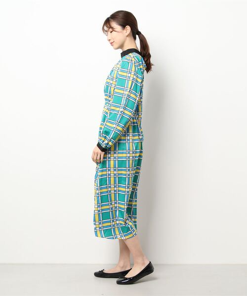 ＪＵＧＬＡＮＳ（ユグランス）の「☆ ビビットなカラーリング。ジオメトリック柄配色ワンピース　35684（ワンピース・レディース・オレンジ/ブルー/グリーン・FREE）」の5枚目の写真