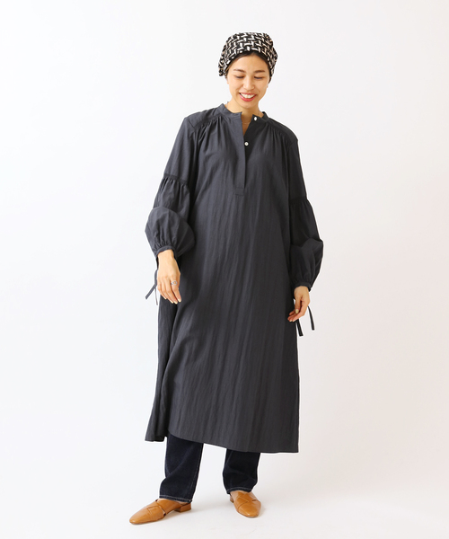 IENA レーヨンナイロンシャーリングワンピース♡クリーニング済♡極美品♡ IENA レーヨンナイロンシャーリングワンピース♡クリーニング済