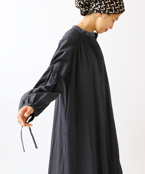 IENA レーヨンナイロンシャーリングワンピース♡クリーニング済♡極美品♡ IENA ワンピース レーヨンナイロンシャーリングワンピース