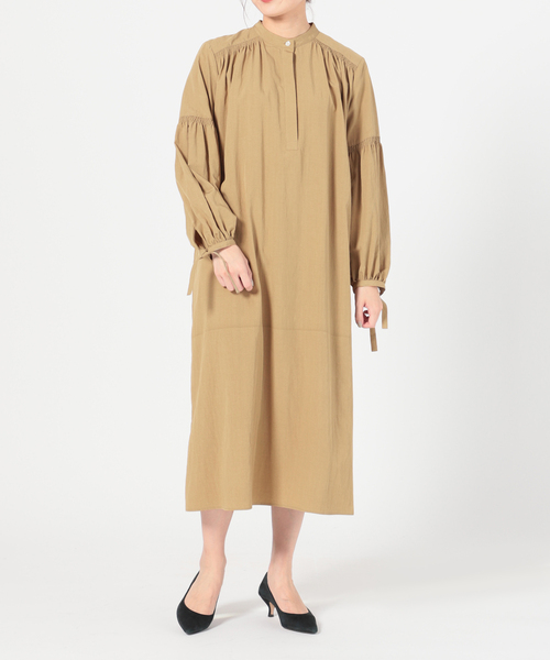 IENA レーヨンナイロンシャーリングワンピース♡クリーニング済♡極美品♡ セール】レーヨンナイロンシャーリングワンピース◇（ワンピース