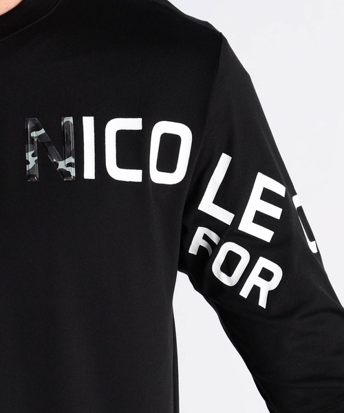 NICOLE CLUB FOR MEN（ニコルクラブフォーメン）の「ロゴプリント　５分袖Ｔシャツ（Tシャツ/カットソー・メンズ・ホワイト/ブラック/ネイビー/シルバーグレー/テラコッタ・MEDIUM/LARGE/X-LARGE）」の20枚目の写真