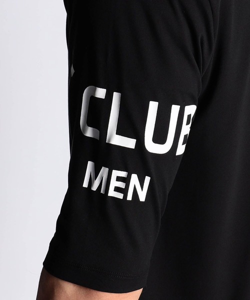 NICOLE CLUB FOR MEN（ニコルクラブフォーメン）の「ロゴプリント　５分袖Ｔシャツ（Tシャツ/カットソー・メンズ・ホワイト/ブラック/ネイビー/シルバーグレー/テラコッタ・MEDIUM/LARGE/X-LARGE）」の21枚目の写真