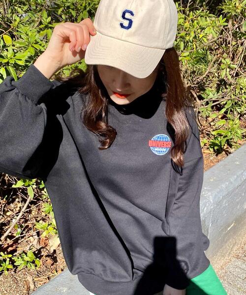 INGNI（イング）の「S-CAP（キャップ・レディース・ネイビー/オフホワイト/グリーン・ONE SIZE）」の12枚目の写真