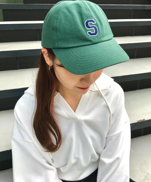 INGNI（イング）の「S-CAP（キャップ・レディース・ネイビー/オフホワイト/グリーン・ONE SIZE）」の13枚目の写真