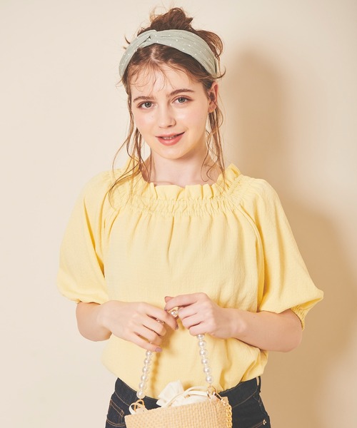 31 Sons de mode(トランテアン ソン ドゥ モード)の「ボリュームスリーブブラウス(シャツ/ブラウス・レディース・オフホワイト/イエロー・36)」の7枚目の写真