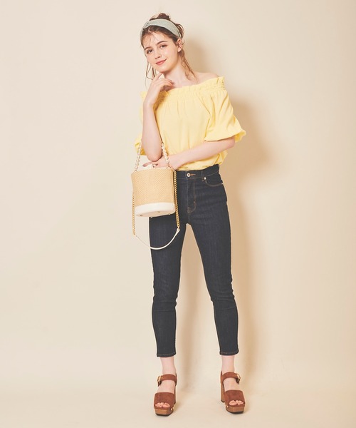 31 Sons de mode(トランテアン ソン ドゥ モード)の「ボリュームスリーブブラウス(シャツ/ブラウス・レディース・オフホワイト/イエロー・36)」の13枚目の写真