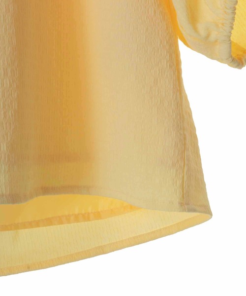 31 Sons de mode(トランテアン ソン ドゥ モード)の「ボリュームスリーブブラウス(シャツ/ブラウス・レディース・オフホワイト/イエロー・36)」の21枚目の写真