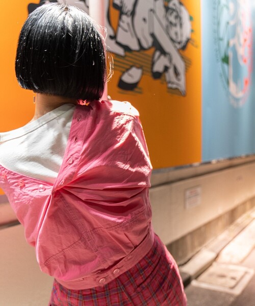 FREAK'S STORE（フリークスストア）の「2wayパンツブラウス（シャツ/ブラウス・レディース・ホワイト/ピンク/ブルー・ﾌﾘ-）」の4枚目の写真