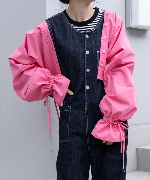 FREAK'S STORE（フリークスストア）の「2wayパンツブラウス（シャツ/ブラウス・レディース・ホワイト/ピンク/ブルー・ﾌﾘ-）」の7枚目の写真