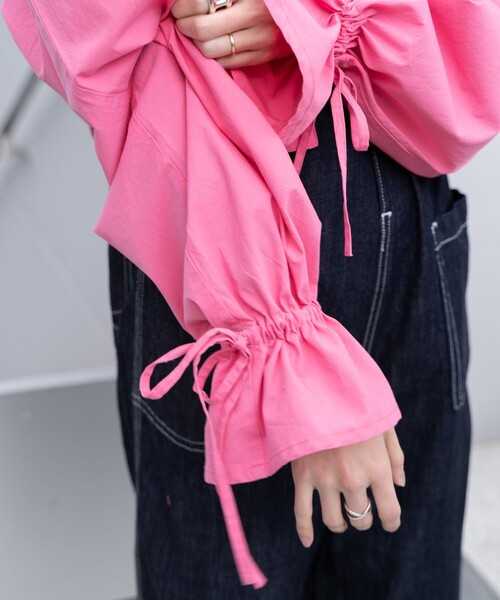 FREAK'S STORE（フリークスストア）の「2wayパンツブラウス（シャツ/ブラウス・レディース・ホワイト/ピンク/ブルー・ﾌﾘ-）」の14枚目の写真