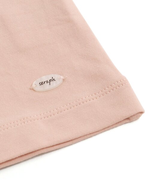 Seraph(セラフ)の「カットショルダーリボンTシャツ(Tシャツ/カットソー・キッズ・ピンク/アイボリー/グリーン・90/95/130/110/80/120/140/100)」の10枚目の写真