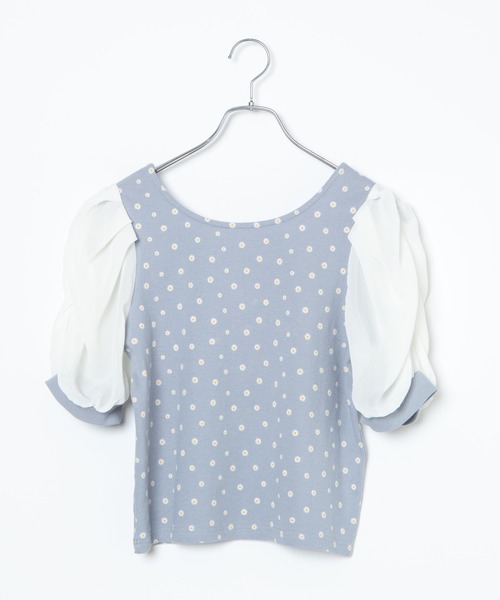 WEGO（ウィゴー）の「WEGO/袖ボリュームプルオーバー（Tシャツ/カットソー・レディース・ホワイト/ブラック/ブルー系その他・FREE）」の22枚目の写真