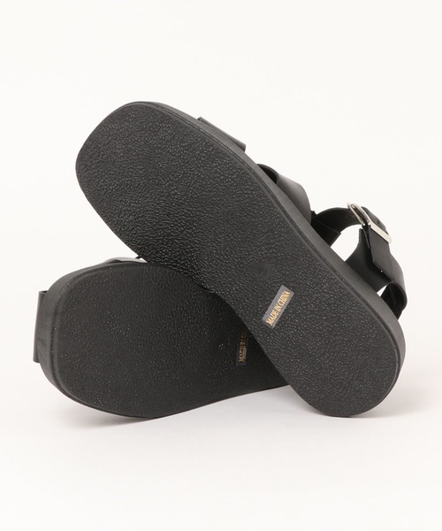 Shoes in Closet（シューズインクローゼット）の「厚底プラットフォーム スクエアトゥ グルカサンダル 8449（サンダル・レディース・ホワイト/ブラック・4L/3L/LL/L/M/S/XS）」の7枚目の写真