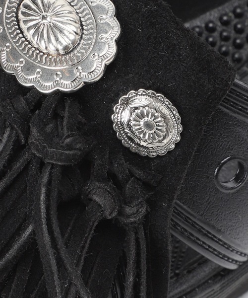 BENCH(ベンチ)の「■■■別注【BENCH/ベンチ】 BENSAN-D SUEDE FRINGE CONCHO:サンダル(サンダル・レディース・ホワイト/ブラック・S/M)」の16枚目の写真