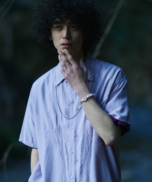 Iroquois（イロコイ）の「NATURAL BEADS COMBINATION BR（ブレスレット・メンズ・ホワイト/ブラック/ターコイズブルー・FREE）」の2枚目の写真