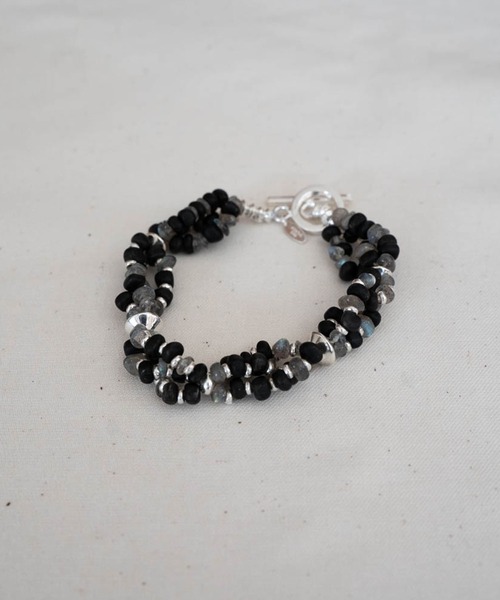 Iroquois（イロコイ）の「NATURAL BEADS COMBINATION BR（ブレスレット・メンズ・ホワイト/ブラック/ターコイズブルー・FREE）」の7枚目の写真