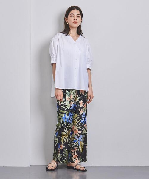 UNITED ARROWS ボタニカルプリント パンツ B UNITED ARROWS（ユナイテッドアローズ）の「＜UNITED ARROWS