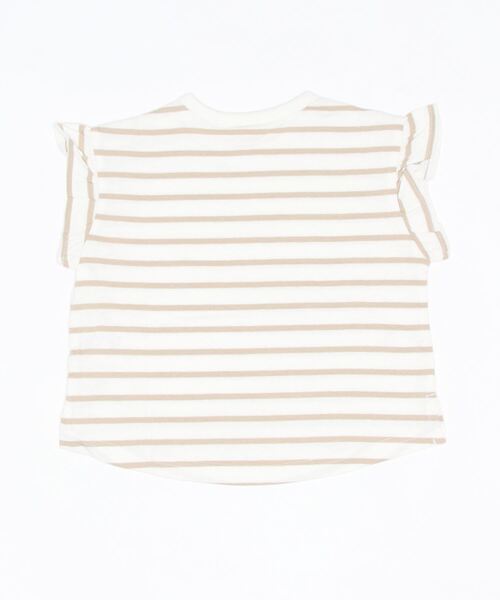 petit main（プティマイン）の「袖フリルTシャツ（Tシャツ/カットソー・キッズ・ベージュ/キャメル/エメラルド/ラベンダー/キナリ・80ｃｍ/90cm/100cm/110cm/120cm/130cm）」の11枚目の写真