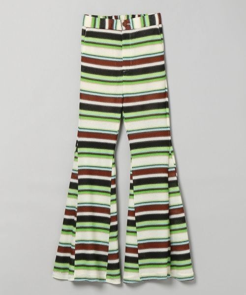 JEANASIS（ジーナシス）の「マルチボーダースソフレアパンツ/280288