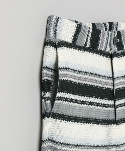 3ウ JEANASIS（ジーナシス）の「マルチボーダースソフレアパンツ/280288