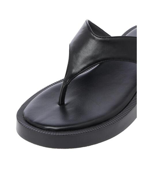 Green　Parks（グリーンパークス）の「厚底トングサンダル（サンダル・レディース・ホワイト/ブラック/オリーブ・S/M/L/XL/XS）」の6枚目の写真