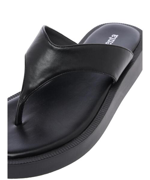 Green　Parks（グリーンパークス）の「厚底トングサンダル（サンダル・レディース・ホワイト/ブラック/オリーブ・S/M/L/XL/XS）」の7枚目の写真