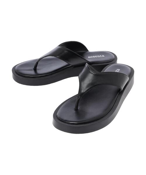 Green　Parks（グリーンパークス）の「厚底トングサンダル（サンダル・レディース・ホワイト/ブラック/オリーブ・S/M/L/XL/XS）」の11枚目の写真