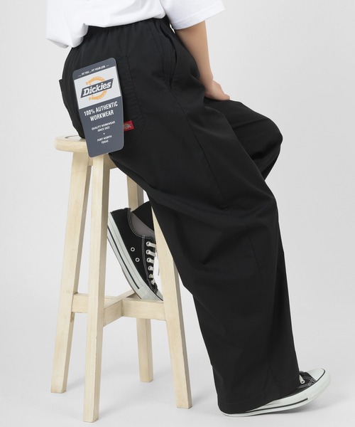 Dickies(ディッキーズ)の「【Dickies/ディッキーズ】 ルーズシルエット ペインターパンツ/カラーパンツ/イージーパンツ/スケーターパンツ(チノパンツ・レディース・ライトグレー/ブラック/ピンク/イエロー/グレイッシュブルー・M/L)」の2枚目の写真