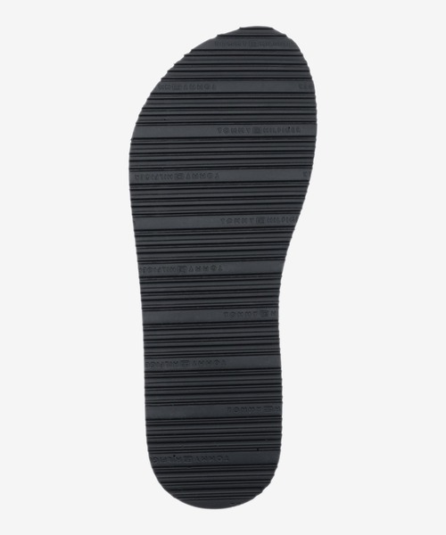 TOMMY HILFIGER（トミーヒルフィガー）の「シャイニーウェビングビーチサンダル（サンダル・レディース・ベージュ/ネイビー・23cm/24cm/24.5cm/23.5㎝）」の7枚目の写真