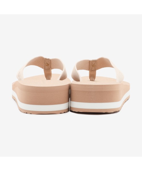 TOMMY HILFIGER（トミーヒルフィガー）の「シャイニーウェビングビーチサンダル（サンダル・レディース・ベージュ/ネイビー・23cm/24cm/24.5cm/23.5㎝）」の3枚目の写真