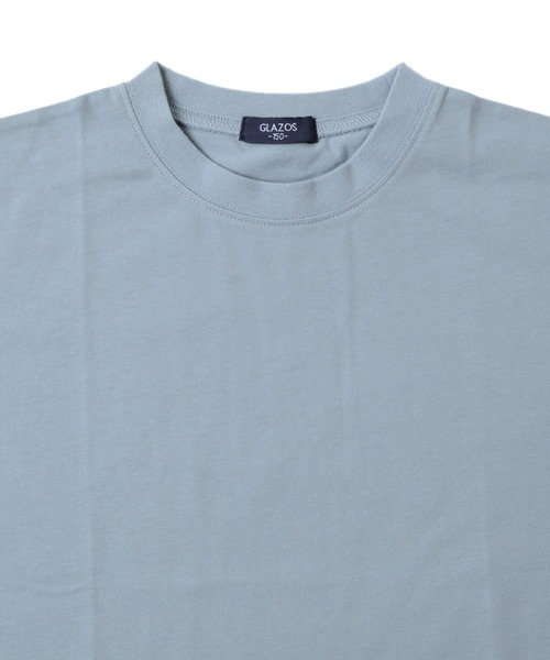 GLAZOS(グラソス)の「天竺・ドロップショルダーレイヤード半袖Tシャツ(Tシャツ/カットソー・キッズ・ライトグレー/ライム/ブルー/ブラック・170cm/130cm/150cm/140cm/160cm)」の16枚目の写真