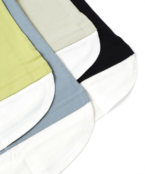 GLAZOS(グラソス)の「天竺・ドロップショルダーレイヤード半袖Tシャツ(Tシャツ/カットソー・キッズ・ライトグレー/ライム/ブルー/ブラック・170cm/130cm/150cm/140cm/160cm)」の22枚目の写真