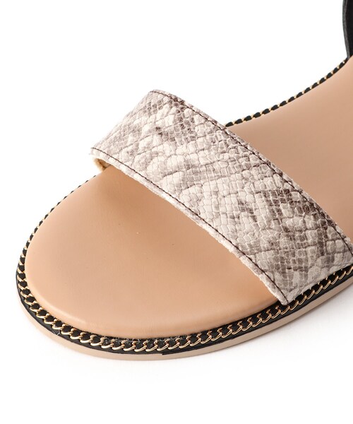 DRESKIP（ドレスキップ）の「◆ゴールドラインサンダル（サンダル・レディース・グレー/アイボリー/ブラック・45/35）」の9枚目の写真