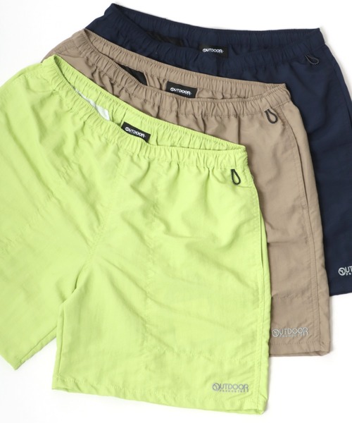OUTDOOR PRODUCTS（アウトドアプロダクツ）の「OUTDOOR PRODUCTS/アウトドアプロダクツ 水陸両用 接触冷感 UVカット ナイロン ロゴ ワンポイント刺繍 無地 バギー ショートパンツ/ハーフパンツ/ショーツ/レディース メンズ（その他パンツ・メンズ・チャコールグレー/ブラック/パープル/ネイビー/オレンジ/グリーン/マスタード/モカ/ラベンダー/ライトイエロー/グリーン系その他/オレンジ系その他/オリーブ・LL/M/L）」の11枚目の写真