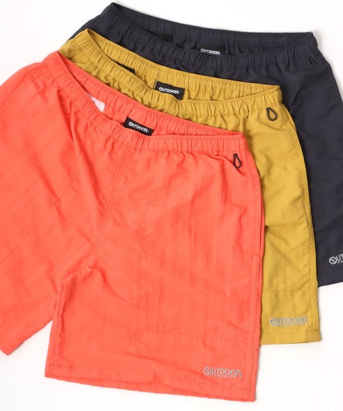 OUTDOOR PRODUCTS（アウトドアプロダクツ）の「OUTDOOR PRODUCTS/アウトドアプロダクツ 水陸両用 接触冷感 UVカット ナイロン ロゴ ワンポイント刺繍 無地 バギー ショートパンツ/ハーフパンツ/ショーツ/レディース メンズ（その他パンツ・メンズ・チャコールグレー/ブラック/パープル/ネイビー/オレンジ/グリーン/マスタード/モカ/ラベンダー/ライトイエロー/グリーン系その他/オレンジ系その他/オリーブ・LL/M/L）」の12枚目の写真