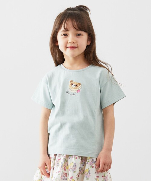 ANY(エニィ)の「接触冷感たべものTシャツ(Tシャツ/カットソー・キッズ・ライトグリーン系/ネイビー系/ライラック系/ライトイエロー系/ピンク系・90/100/110/120/130)」の2枚目の写真