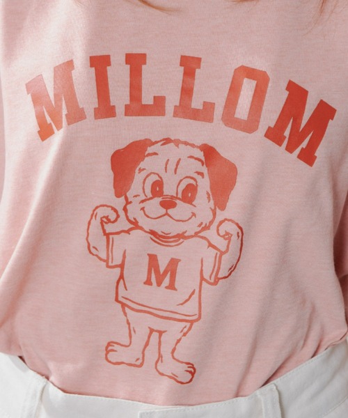 MERLOT（メルロー）の「レトロな雰囲気が可愛い　パグリンガーT（Tシャツ/カットソー・レディース・ブラック/ネイビー/テラコッタ・FREE）」の17枚目の写真