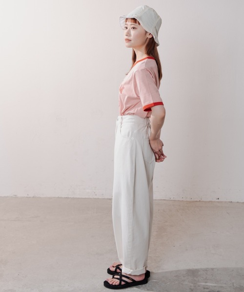 MERLOT（メルロー）の「レトロな雰囲気が可愛い　パグリンガーT（Tシャツ/カットソー・レディース・ブラック/ネイビー/テラコッタ・FREE）」の22枚目の写真