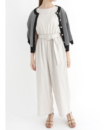 Te chichi | レーヨンリネンベルト付オールインワン(その他パンツ)