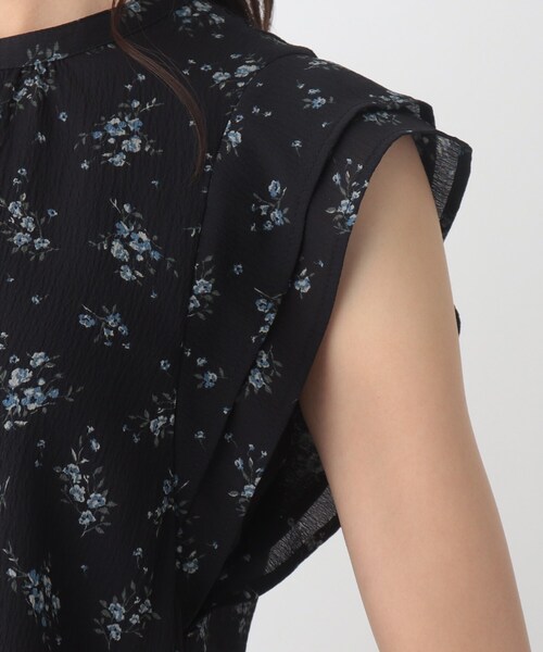 index（インデックス）の「◆ブーケフラワーアソートヨウリュウブラウス【WEB限定サイズ】（シャツ/ブラウス・レディース・ネイビー系/ライトグレー/ブルー系・36/42/38/40）」の9枚目の写真