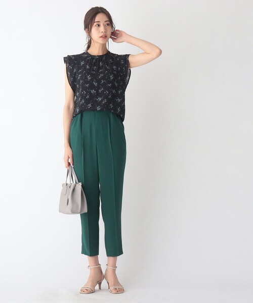 index（インデックス）の「◆ブーケフラワーアソートヨウリュウブラウス【WEB限定サイズ】（シャツ/ブラウス・レディース・ネイビー系/ライトグレー/ブルー系・36/42/38/40）」の16枚目の写真