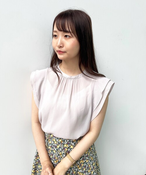 index（インデックス）の「◆ブーケフラワーアソートヨウリュウブラウス【WEB限定サイズ】（シャツ/ブラウス・レディース・ネイビー系/ライトグレー/ブルー系・36/42/38/40）」の18枚目の写真