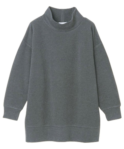 RANAN(ラナン)の「<アンチピリング>裏起毛ハイネックプルオーバー(Tシャツ/カットソー・レディース・サンドグレー/ベージュ/チャコール/ブラック・M/L/LL)」の9枚目の写真