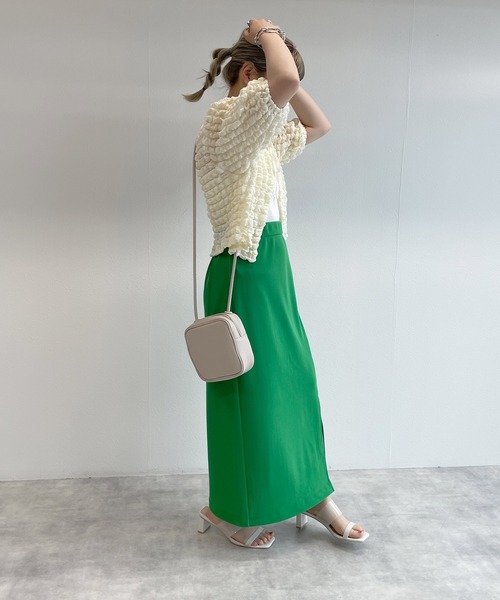 w closet(ダブルクローゼット)の「【2WAY】ポコポコリボンプルオーバー(シャツ/ブラウス・レディース・ブラック/ブラウン/アイボリー/サックスブルー系1・FREE)」の8枚目の写真